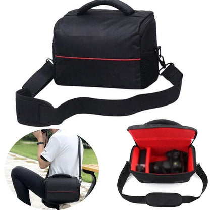 DSLR SLR Camera Bag Shoulder Case Waterproof For Canon EOS Nikon Sony Panasonic
