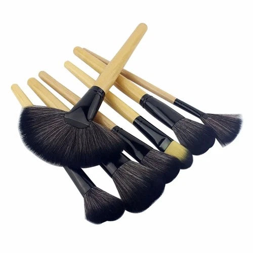 Professional 32 pcs Kabuki Make Up Brush Set & Cosmetic Brushes Bag