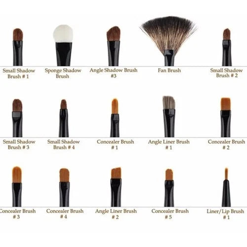 Professional 32 pcs Kabuki Make Up Brush Set & Cosmetic Brushes Bag