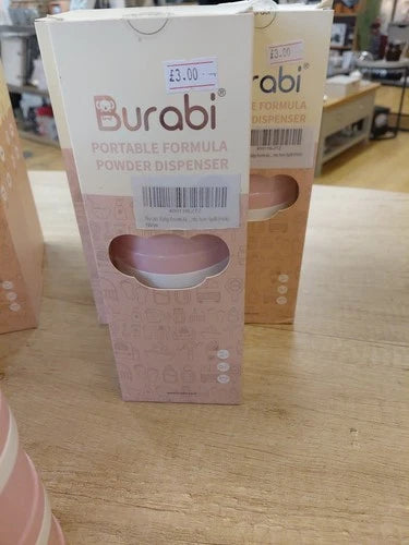 Burabi Portable Formula Powder Dispenser X10 5 Pink and 5 Green Brand New